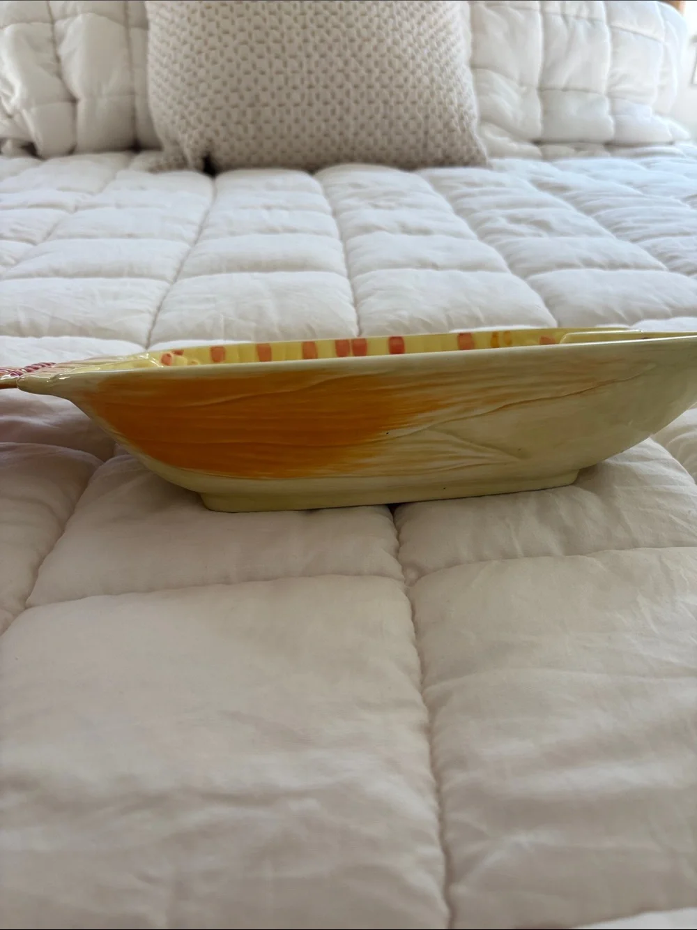 Handmade decorative yellow